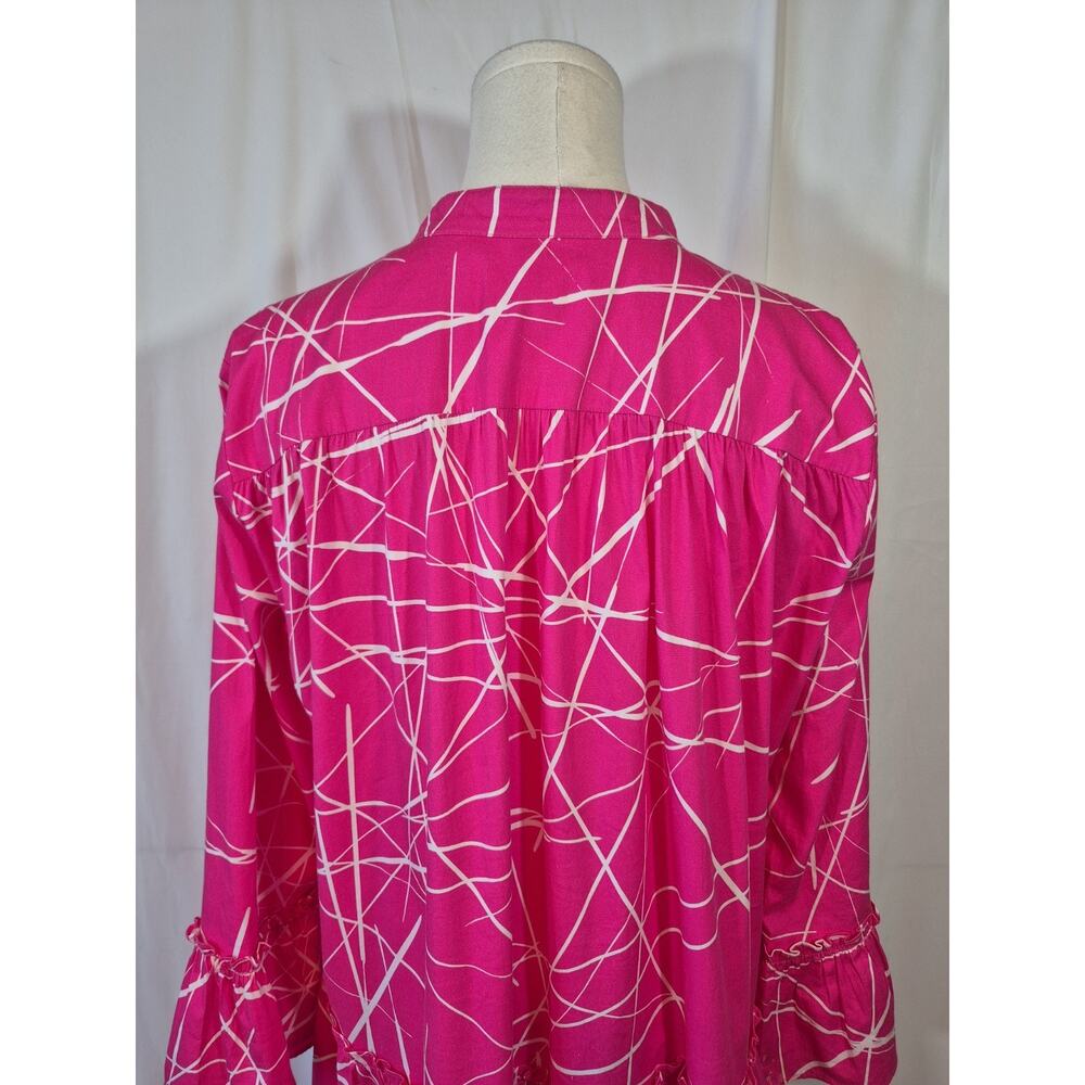 Sheridan French Pink Cotton Mini Dress Large - Picture 8 of 10